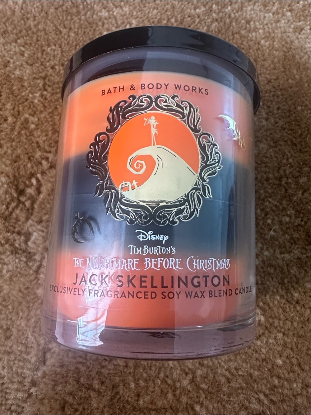 Jack Skellington Single Wick Candle